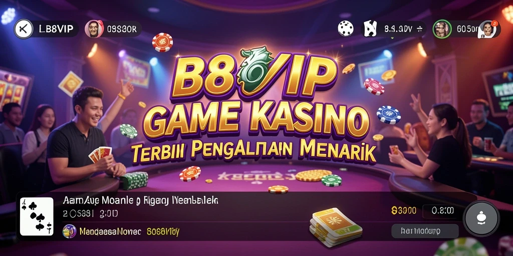 Tampilan permainan B8VIP yang mengasyikkan dan penuh warna.
