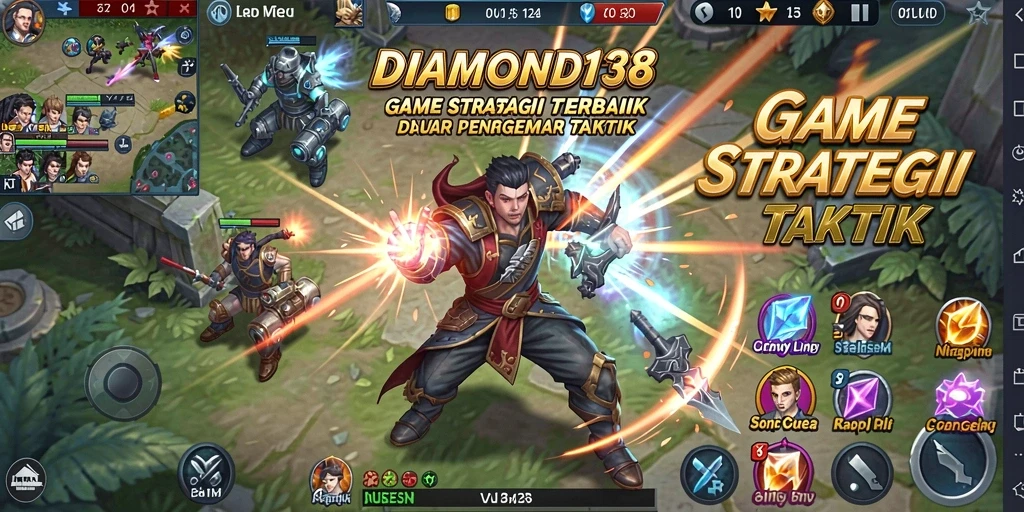 Tampilan gameplay DIAMOND138 yang mengasyikkan dan penuh strategi.