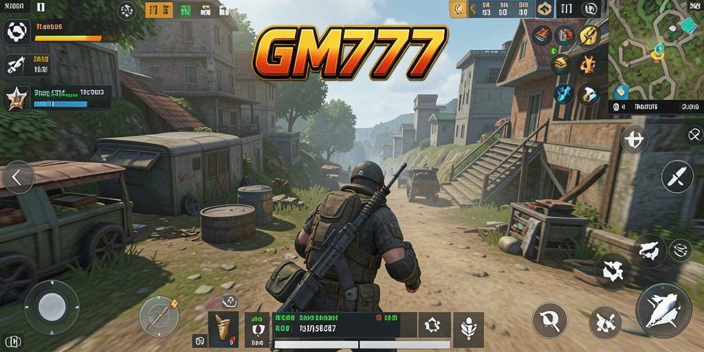 Tampilan gameplay strategi yang seru dan kompetitif di GM777.