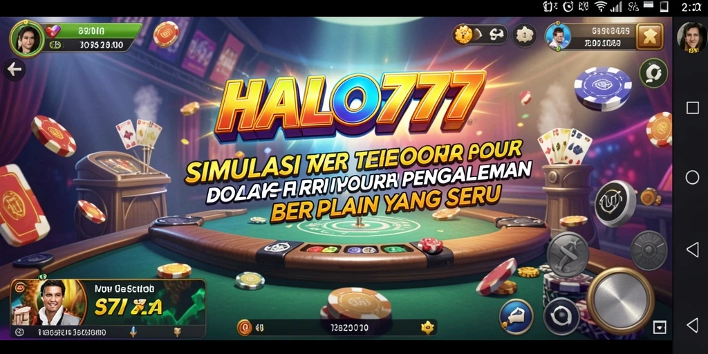 Tangkapan layar gameplay HALO777 menampilkan aksi simulasi yang menarik dan realistis.