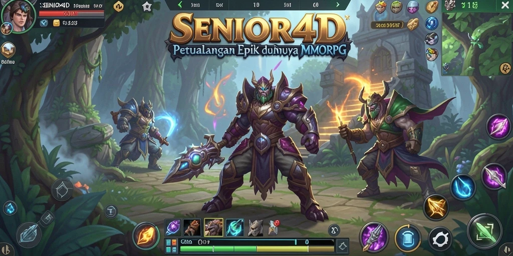 Screenshot gameplay SENIOR4D menampilkan karakter beraksi dalam petualangan epik.