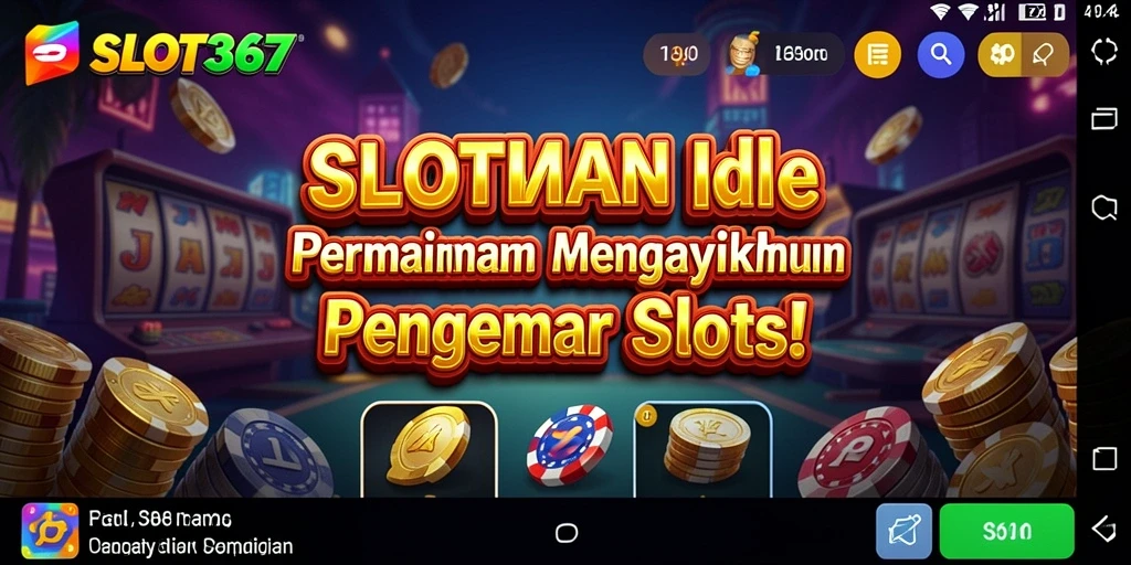 Tampilan utama gameplay SLOT367 menampilkan keseruan bermain slot Idle.