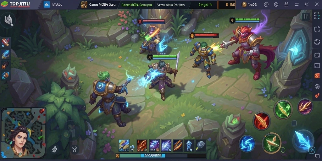 Gameplay seru dan intens di TOPJITU
