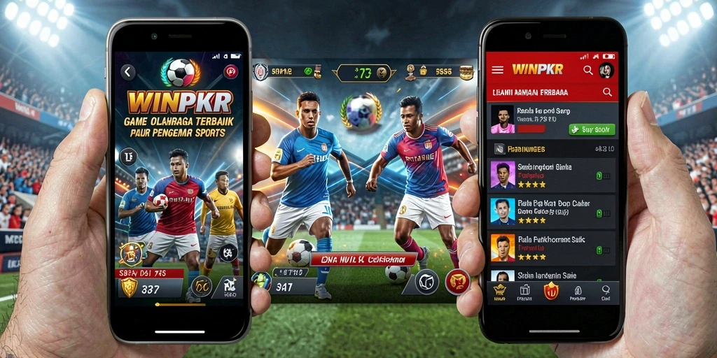Tampilan gameplay seru dari WINPKR yang menjanjikan pertandingan menegangkan.